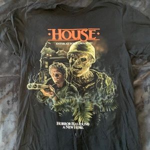 House Fright Rags baseball T-shirt